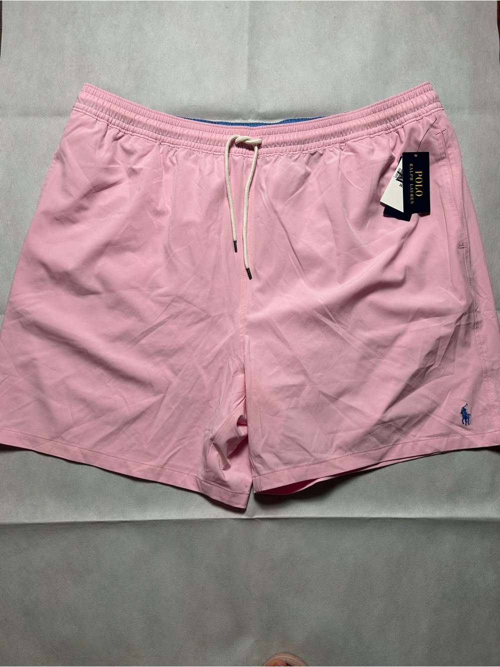 Polo Ralph Lauren pink lined swim trunks size 3XLT NWT